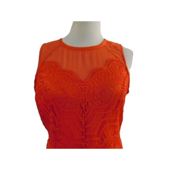 Adelynrae Adelyn Rae Size L Large Red Lace SEXY Evening Cocktail Dress NWT - Picture 2 of 2